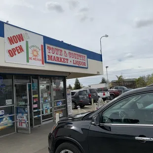 the outside of the store