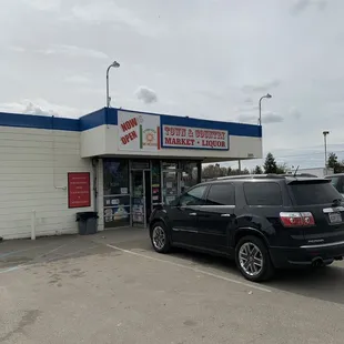 the outside of the store