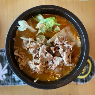 Spicy noodles with Lamb Hot Pot Rice Noodles