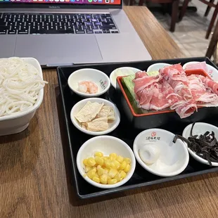 a laptop on the table