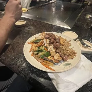 It's hard to beat their food!! Steak, Shrimp &amp; Calamari