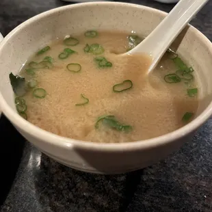 Miso soup $1 extra