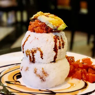 Happy Ahi Tower Roll