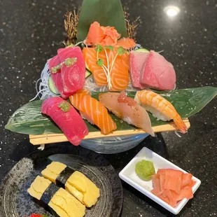 sushi and sashimi