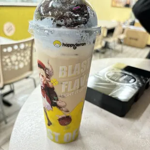 Oreo milk tea