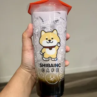 Brown Sugar Taro Milk Tea