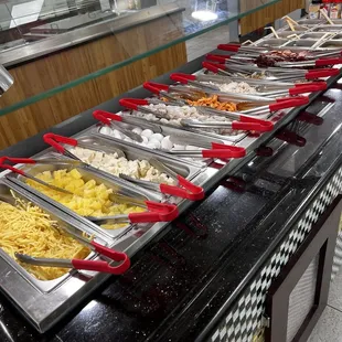 Clean and well kept buffet