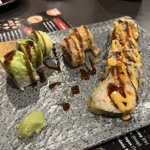 Dragon, Jaguar, Dynamite rolls