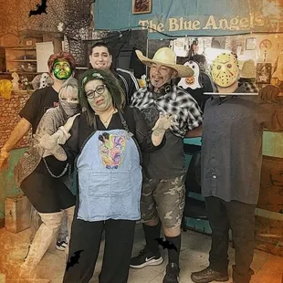 a few of our crew  last Halloween