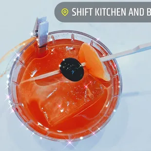Life is hard but my cocktail is pretty.