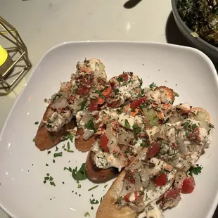 Lobster Bruschetta
