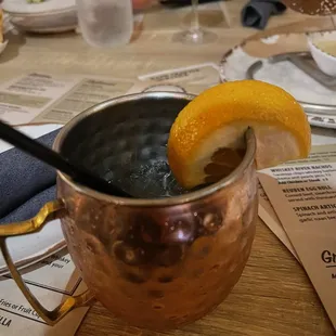 Peach mule!