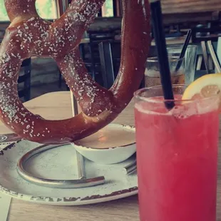 Pretzel and beer cheese app