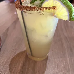 Pineapple jalapeño margarita