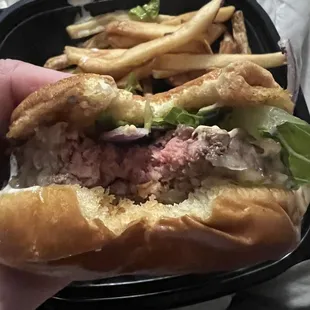 I order a well done Diablo burger.