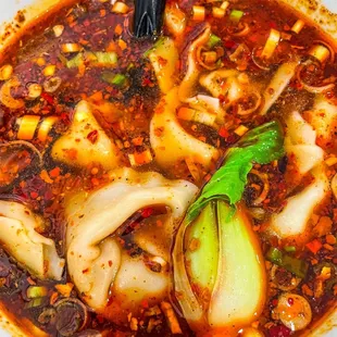 House Folded Spicy Wontons