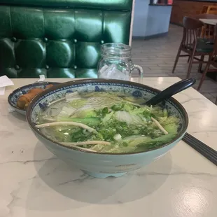 Veggie Rice Noodle Soup