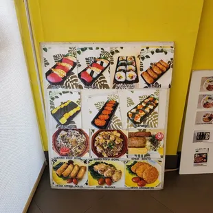 Food sign inside
