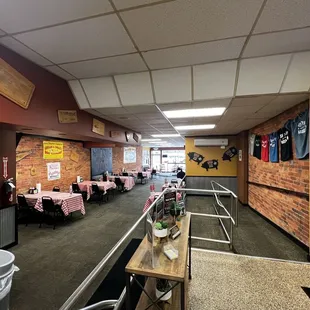 View from cashier area