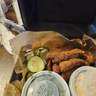 fish and chips, food