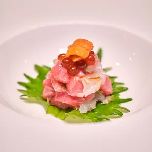 a closeup of the dish