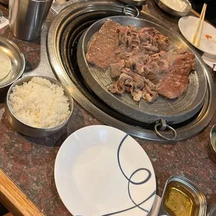 Food , my birthday dinner last night was really good although rice can be more warm it was mid