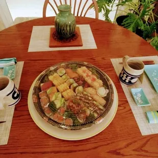 Sushi night at home