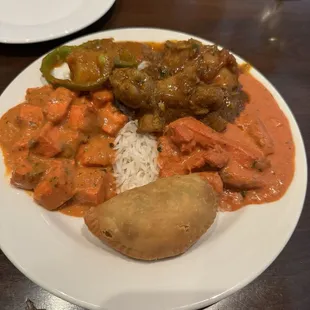 Paneer , chicken curry