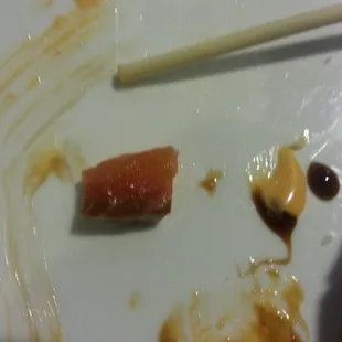 I guess this is salmon right? Is it supposed to be brown and dark pink? It tasted really bad and not fresh at all.