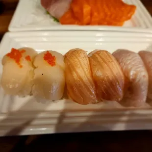 a variety of sushi