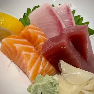 The sashimi option as part of their bento. Quite good and generous.