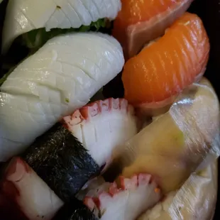 Ika, Tako, Salmon, Mackerel