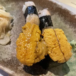 Uni &amp; mirugai (geoduck)