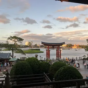 View from our table lovely