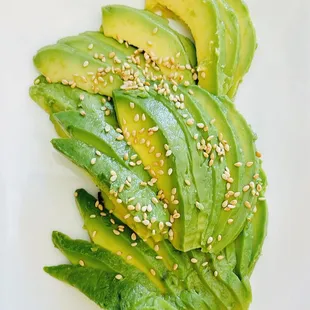 My nephew is a really picky eater. We asked for slices of avo - pretty generous portion