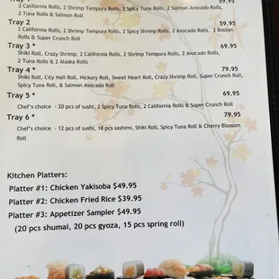 Menu (November 2021)