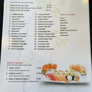 Menu (November 2021)