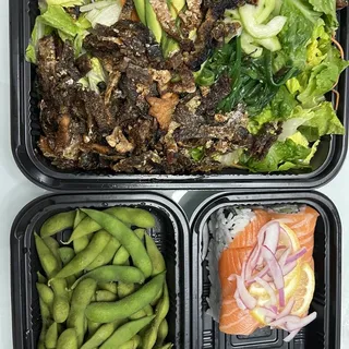 Salmon Skin Salad
