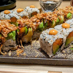 food, sushi and sashimi