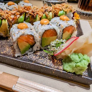 sushi, food, sashimi, sushi and sashimi