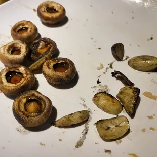 mushrooms on a plate