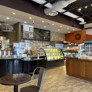 the interior of the restaurant