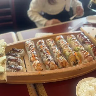 sushi and sashimi, sushi, sashimi, food