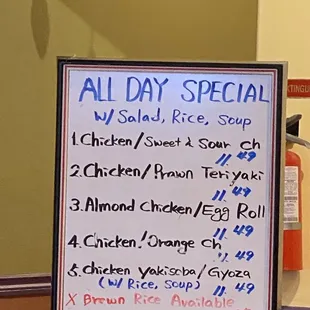 Daily special