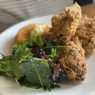 Fried chicken is the best bang for your buck!