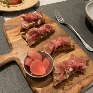 Ham on Honey Cake