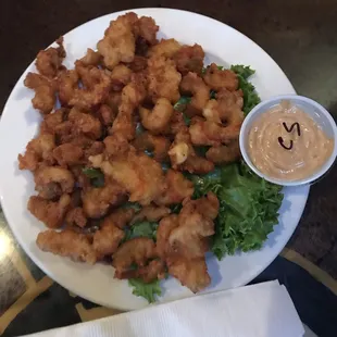 Popcorn crawfish (a special for Mardi Gras)