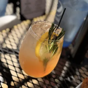 Peach sangria was so good. It was very refreshing with just the right amount of sweetness