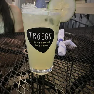 Cucumber basil cocktail
