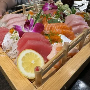 sushi and sashimi, food, sashimi, sushi